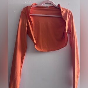 ILUS LABEL workout Bolero in orange
